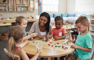Early Childhood Educator in classroom